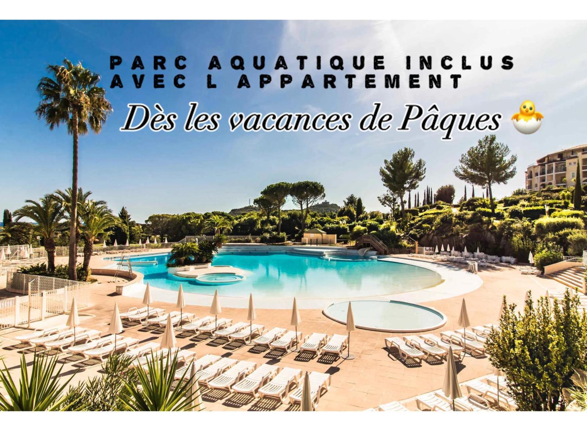 T2 En Rez De Jardin Privatif Cloture , Cap Esterel Pierre Et Vacances ,Piscine Chauffee Des Le 05 Avril Au 02 Novembre Saint-Raphaël Exterior foto